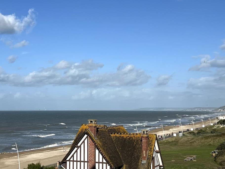 Ferienwohnung Sur La Plage / Enjoy The Beach Cabourg Exterior foto
